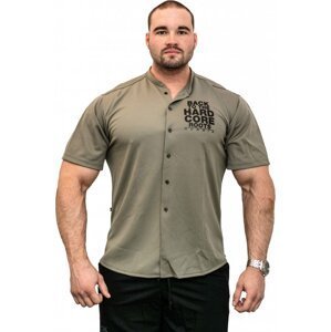 Nebbia košile pánská Hard Core 304, L, khaki
