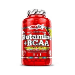 AMIX L-Glutamine + BCAA - cps, 360cps