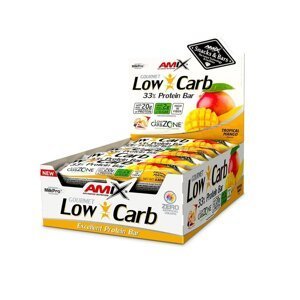 AMIX Low-Carb 33% Protein Bar, Mango, 15x60g