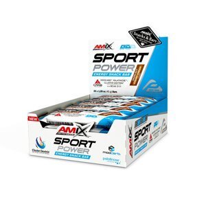 AMIX Sport Power Energy Snack Bar, Hazelnut Chocolate, 20x45g