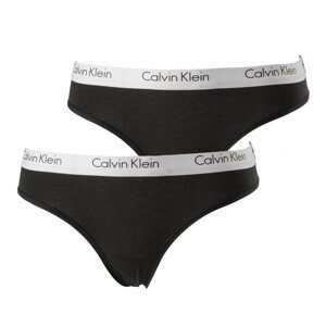 Calvin Klein 2Pack Tanga, S, černá