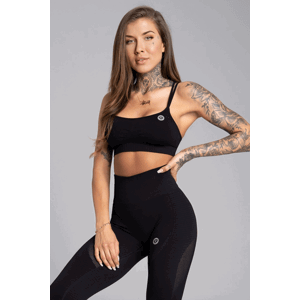 Gym Glamour Podprsenka bezešvá Black, XS, černá