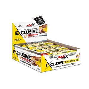 AMIX Exclusive Protein Bar, Banana-Chocolate, 12x85g