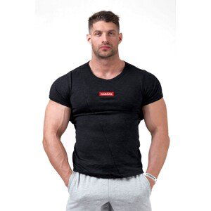 Nebbia Red Label Muscle Back tričko 172, L, černá