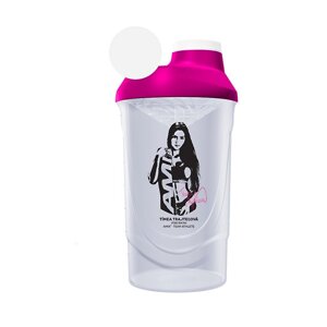 AMIX Shaker & Timea Trajtelova 700ml, bílá