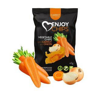 Enjoy Chips Enjoy Chips Snack s mrkví a cibulkou, 40g