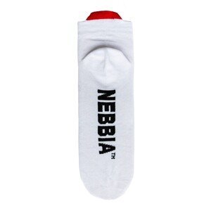 Nebbia “SMASH IT” kotníkové ponožky 102, bílá, 43-46