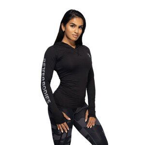 Better Bodies Better Bodies Performance Long Sleeve Hood, L, černá