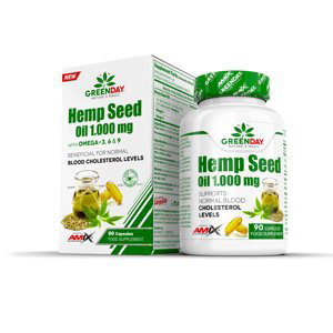 AMIX Hemp Seed Oil 1000 mg, 60cps