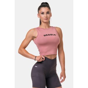 Nebbia Fit & Sporty top 577, S, růžová