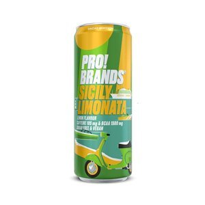 Pro!Brands BCAA Drink 330ml Sicily Lemonata, 330ml, Sicily Lemonata