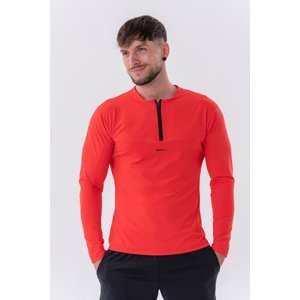 Nebbia Funkční tričko s dlouhým rukávem “Layer Up” 329, XL, červená