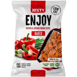 Enjoy Chips JOXTY Snack Pečené bramborové chipsy s paprikou a jarní cibulkou 40g, 40g