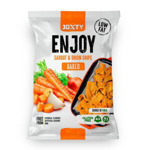 Enjoy Chips JOXTY Snack Pečené bramborové chipsy s mrkví a cibulí 40g, 40g