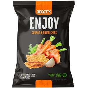 Enjoy Chips JOXTY Enjoy smažené bramborové chipsy s mrkví a cibulí 40g, 40g