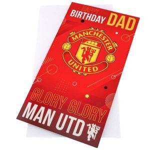 Manchester United narozeninové přání Dad Birthday Card TM-03936