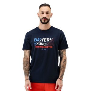 Bayern Mnichov pánské tričko Rekordmeister navy 57796