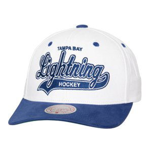 Tampa Bay Lightning čepice baseballová kšiltovka Tail Sweep Pro Snapback Vintage Mitchell & Ness 114543