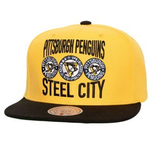 Pittsburgh Penguins čepice flat kšiltovka City Love Snapback Vintage Mitchell & Ness 114573