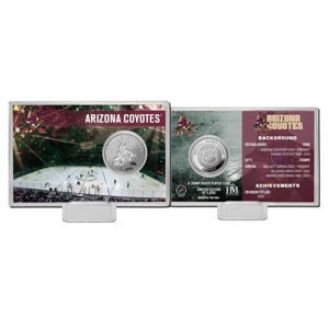 Arizona Coyotes sběratelská mince History Silver Coin Card Limited Edition od 5000 114594