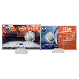 Edmonton Oilers sběratelská mince History Silver Coin Card Limited Edition od 5000 114615