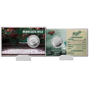 Minnesota Wild sběratelská mince History Silver Coin Card Limited Edition od 5000 114624