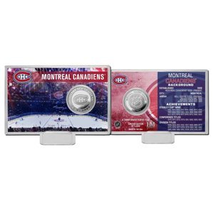 Montreal Canadiens sběratelská mince History Silver Coin Card Limited Edition od 5000 114627