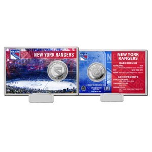 New York Rangers sběratelská mince History Silver Coin Card Limited Edition od 5000 114639