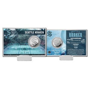 Seattle Kraken sběratelská mince History Silver Coin Card Limited Edition od 5000 114654