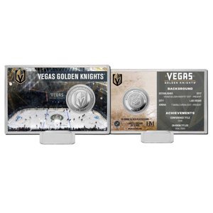 Vegas Golden Knights sběratelská mince History Silver Coin Card Limited Edition od 5000 114669