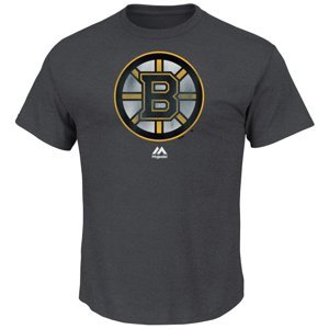 Boston Bruins pánské tričko Raise the Level grey Majestic 113805