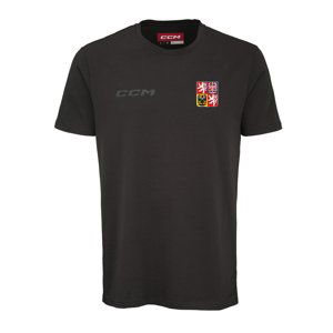 Hokejové reprezentace pánské tričko Czech Republic CCM Core logo Black CCM 114741