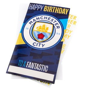 Manchester City blahopřání Personalised Birthday Card TM-03891