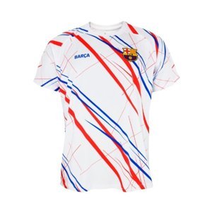 FC Barcelona dětský fotbalový dres Lined white 58355