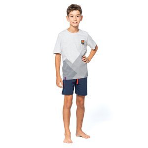 FC Barcelona dětské pyžamo Short grey 58523