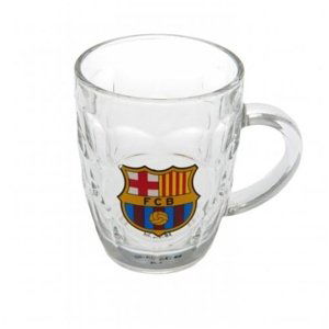 FC Barcelona krýgl pivní sklenice glass logo C-321781