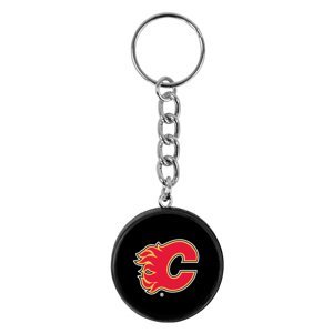 Calgary Flames přívěšek na klíče mini puck 24774