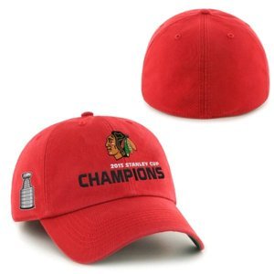 Chicago Blackhawks čepice baseballová kšiltovka 2015 Stanley Cup Champions Franchise RED 47 Brand 24813
