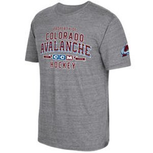 Colorado Avalanche pánské tričko grey CCM Property Block Tri-Blend CCM 30397