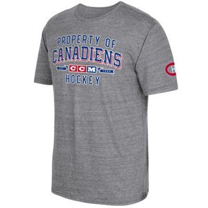 Montreal Canadiens pánské tričko CCM Property Block Tri-Blend CCM 30424