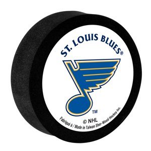 St. Louis Blues pěnový puk White Sher-Wood 32518