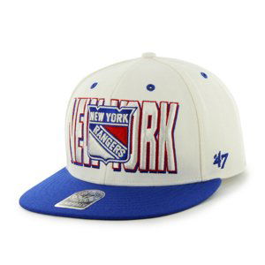 New York Rangers čepice flat kšiltovka The Double Snapback 47 Brand 32999