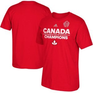Hokejové reprezentace pánské tričko Canada 2016 World Cup of Hockey Champions Authentic adidas 33098