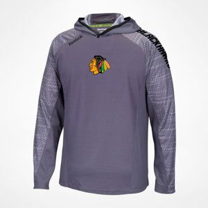 Chicago Blackhawks pánská mikina TNT Performance Hood 2016 grey Reebok 34697