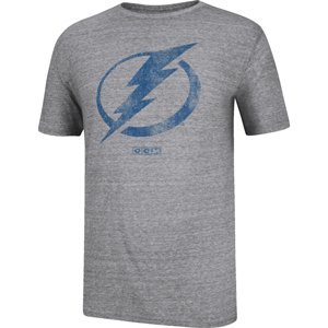 Tampa Bay Lightning pánské tričko CCM Bigger Logo grey CCM 36242