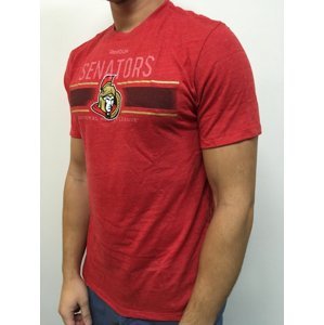 Ottawa Senators pánské tričko Stripe Overlay red Reebok 36467