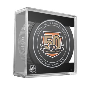 Philadelphia Flyers puk Game Replica 50th Anniversary 2016-17 38450