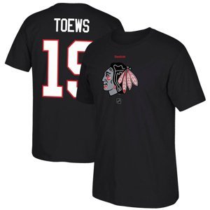 Chicago Blackhawks pánské tričko Jonathan Toews #19 Reebok Center Ice TNT Reflect Logo Reebok 39597