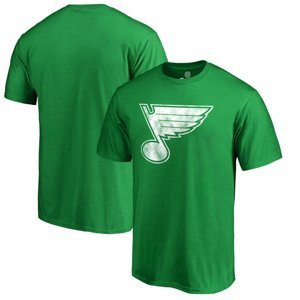 St. Louis Blues pánské tričko green St. Patrick´s Day White Logo Fanatics Branded 40120