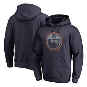 Edmonton Oilers pánská mikina s kapucí black NHL Static Logo Fanatics Branded 48849